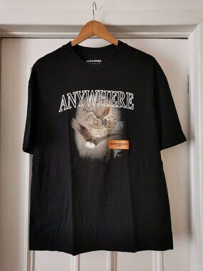 Graphic “Anywhere” with eagle t-shirt